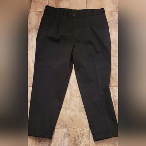 NEW 346 BROOKS BROTHERS ADVANTAGE Classic Black Chino Pants. MENS Size 37